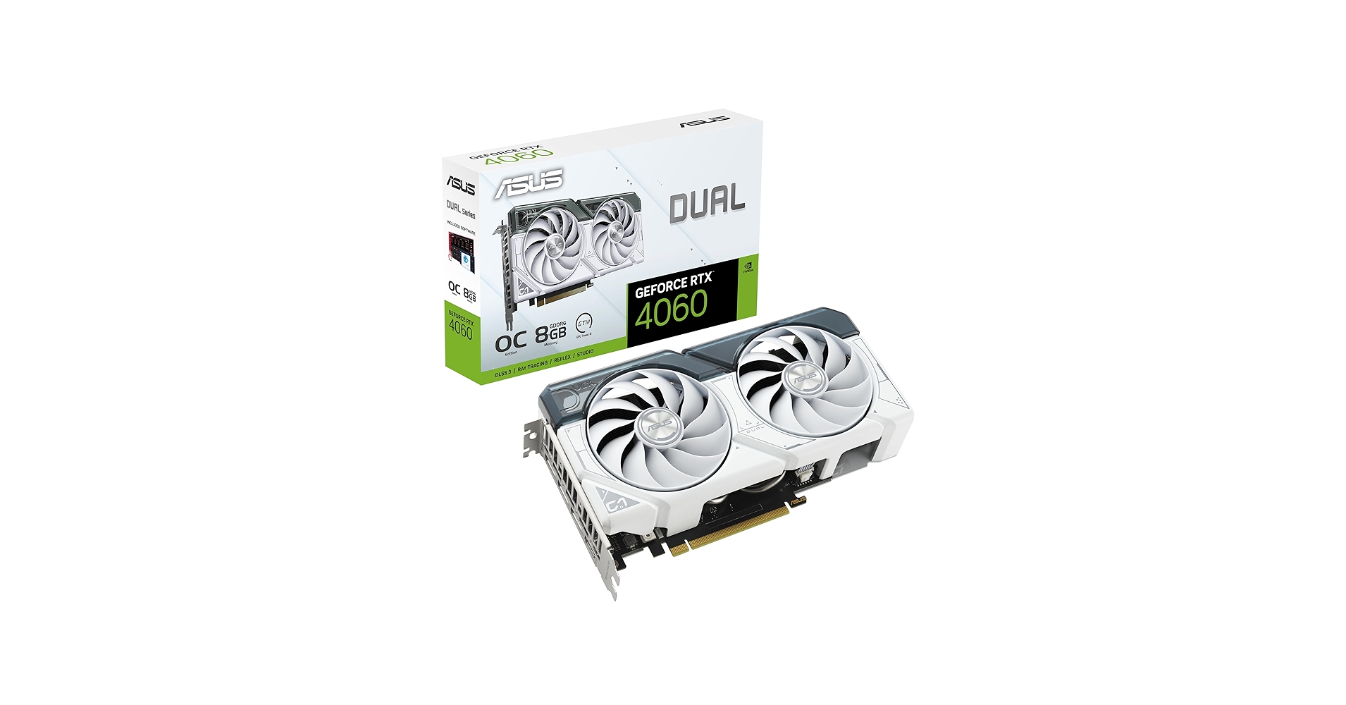 Amazon.com: ASUS Dual GeForce RTX™ 4060 OC White Edition 8GB GDDR6