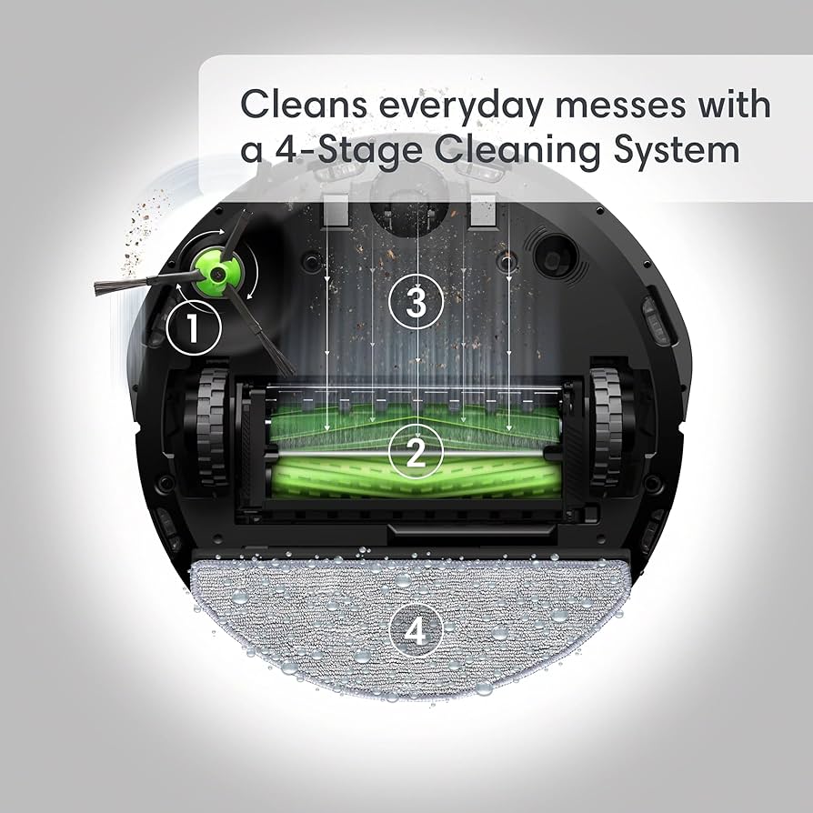 iRobot Combo roomba i5 Floor vacuuming and Mopping Robot : Amazon