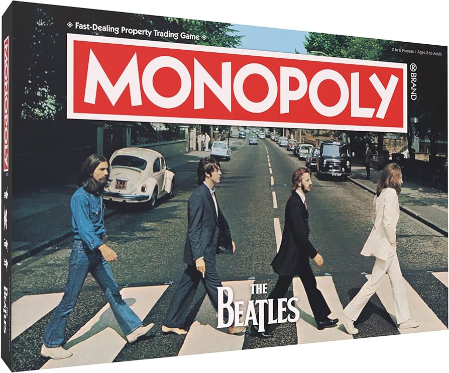 Amazon.com: Monopoly: The Beatles, Play as Rocky Raccoon