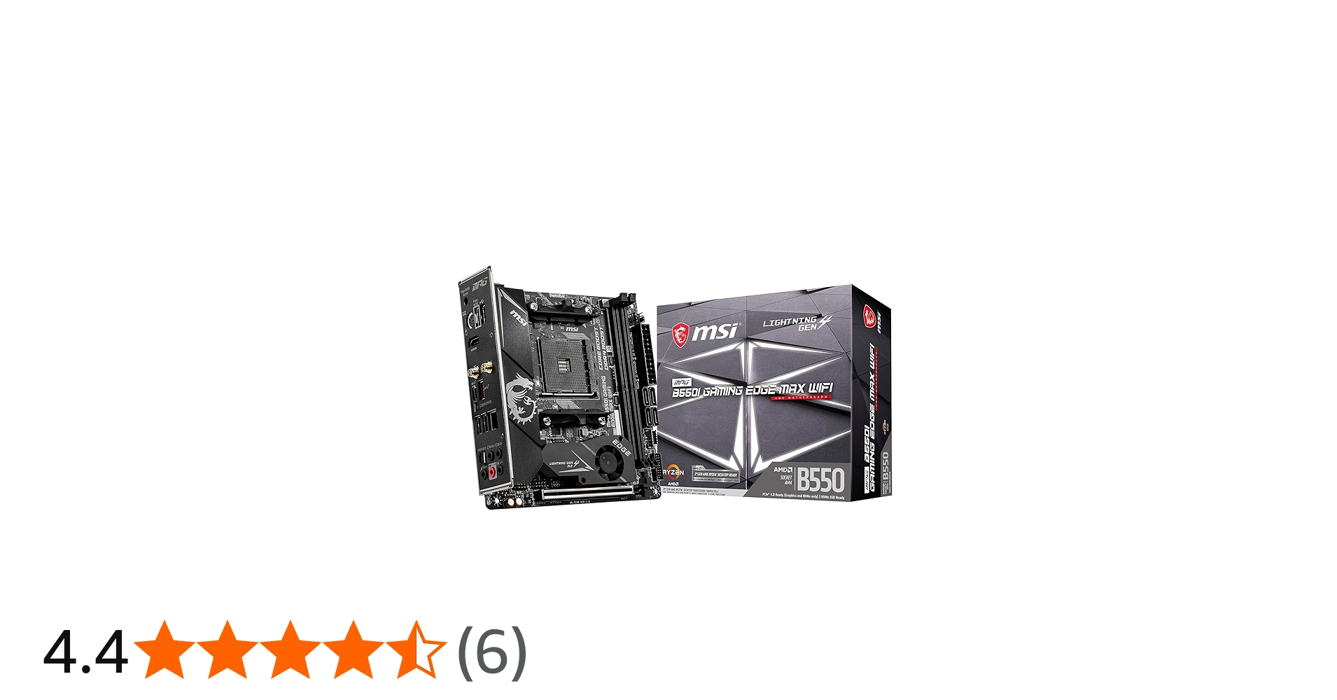 Amazon | MSI MPG B550I GAMING EDGE MAX WIFI マザーボード Mini-ITX