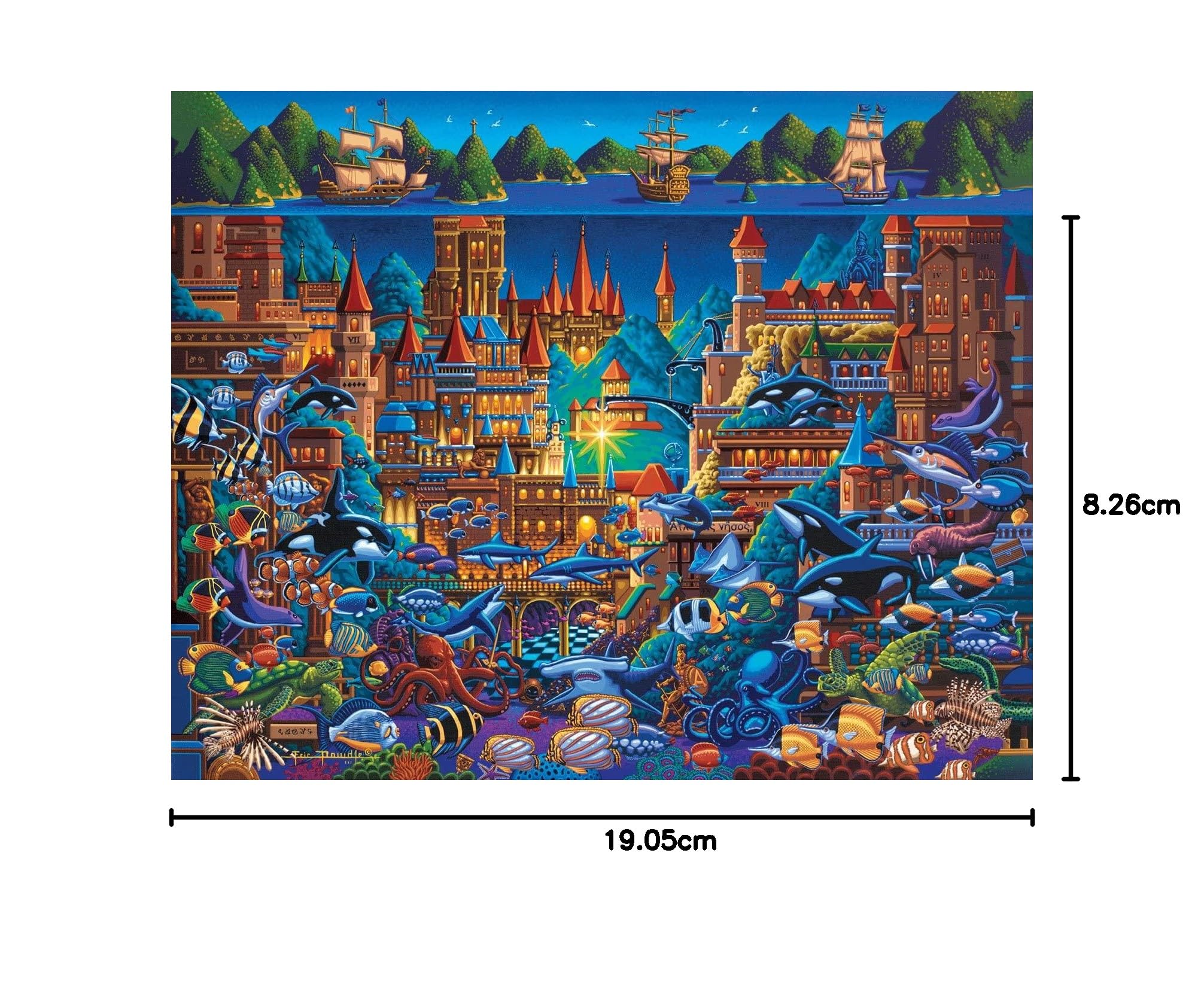 Amazon.co.jp: Dowdle ジグソーパズル アトランティス 500ピース