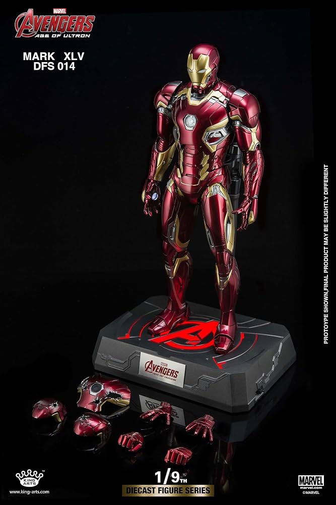 DFS014 KING ARTS 1/9 DIECAST AVENGERS: AGE OF ULTRON IRON MAN MK