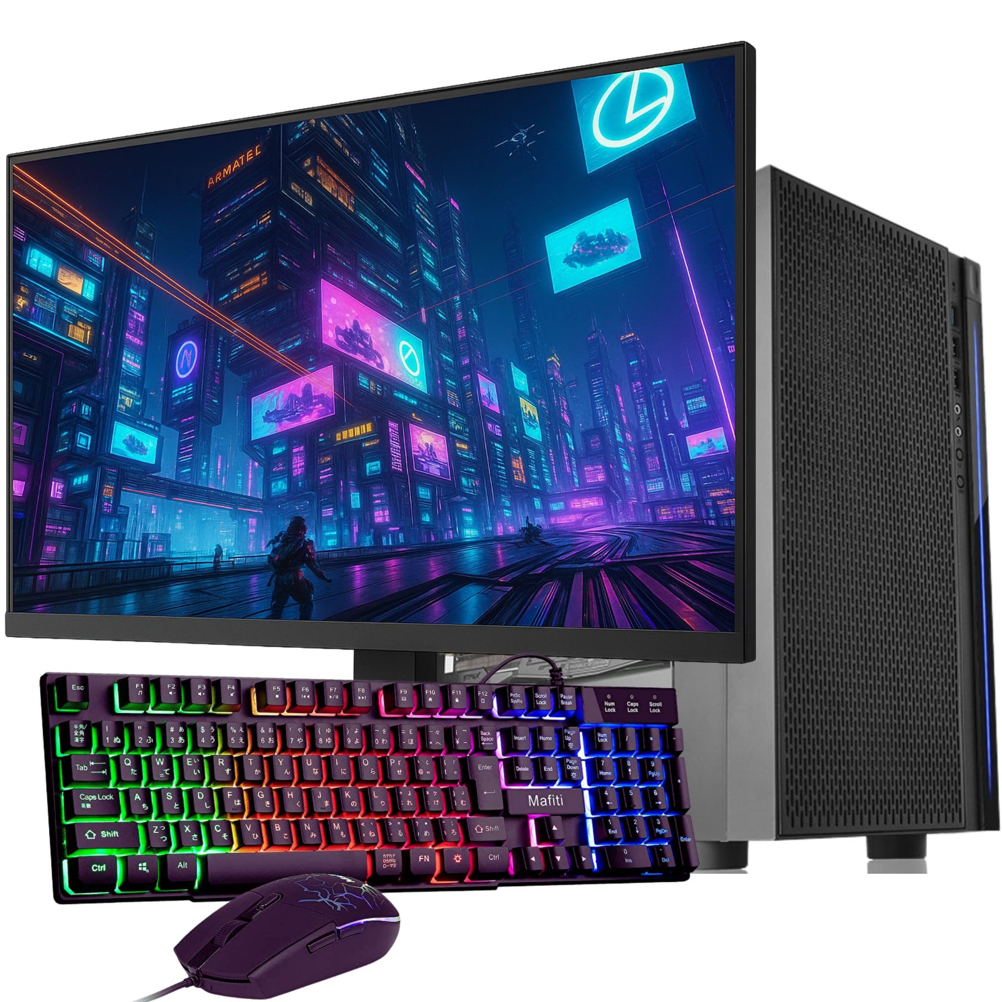 ゲーミングPCフルセット】i7 6700 AMDグラボ Office搭載 ゲーミングPC