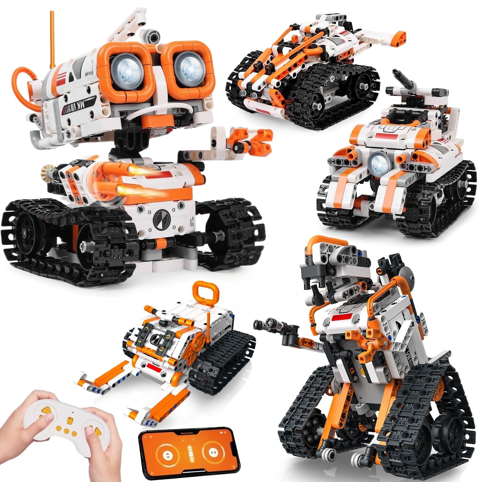 Amazon.com: PIVONAX STEM Robotics Kit for Kids Ages 6+, 5-in-1