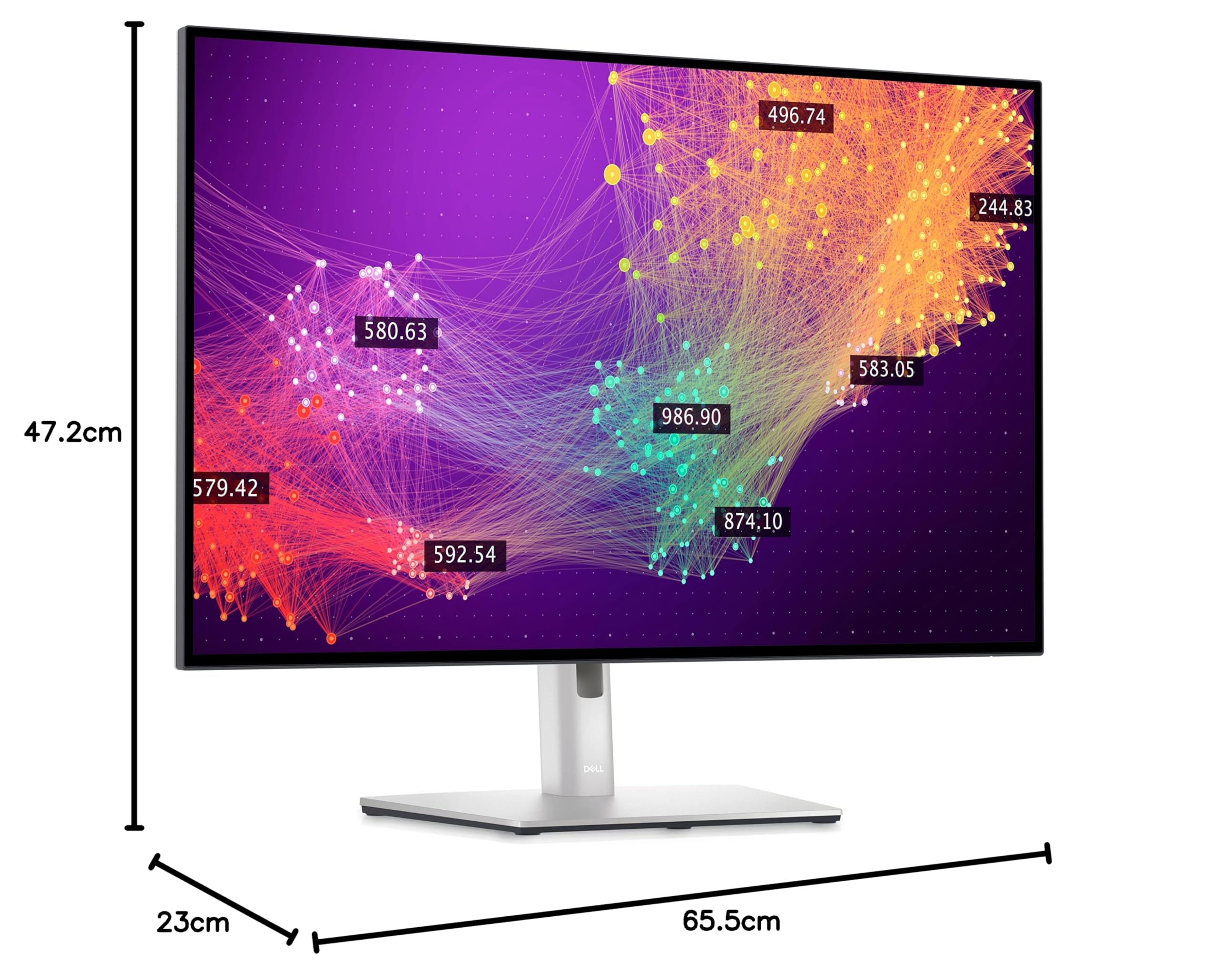 Dell UltraSharp Monitör 30 inç 2560x1600 QHD, USB-C HUB LED
