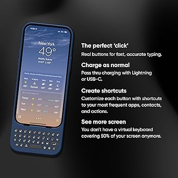 Amazon.com: Clicks Keyboard for iPhone 15 Pro Max – Keyboard Case