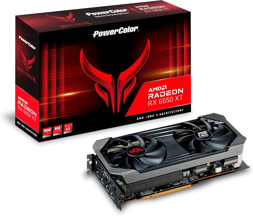 Amazon | POWERCOLOR グラフィックボード AMD Radeon RX6650XT GDDR6