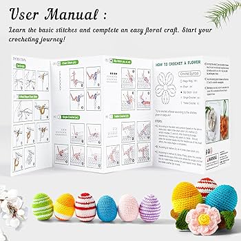 Amazon.com: INSCRAFT 113 Piece Crochet Kit with Yarn Set– 1600