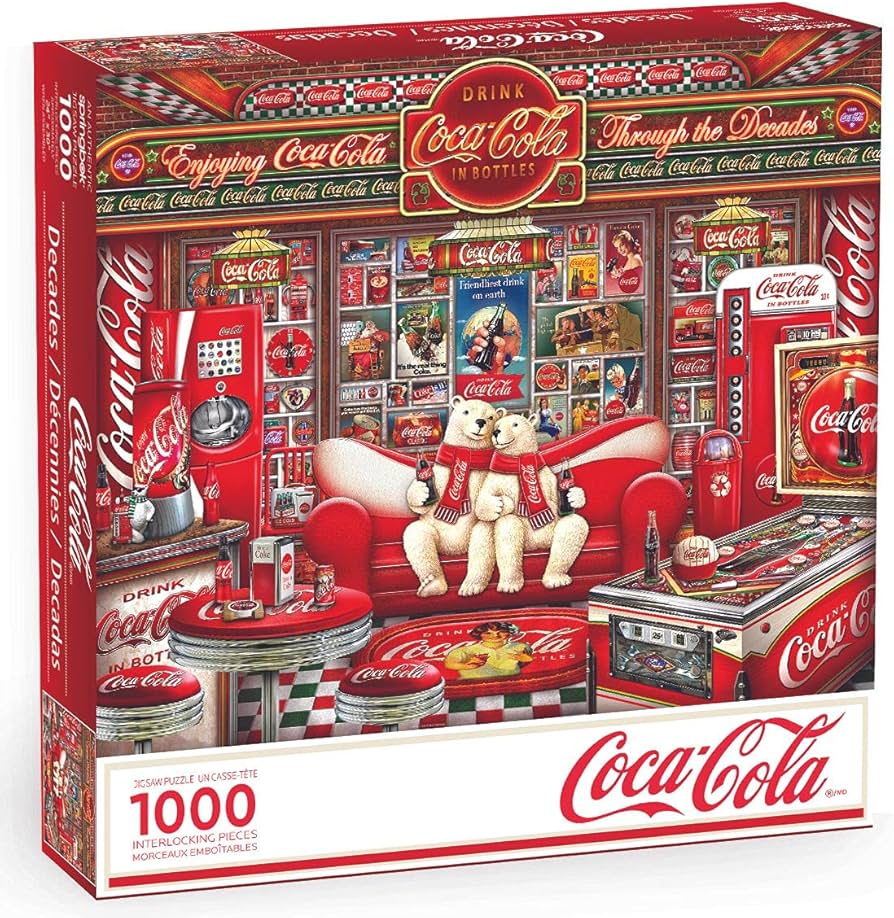 Springbok Puzzles - Decades - 1000 Piece Jigsaw Puzzle - Large 24