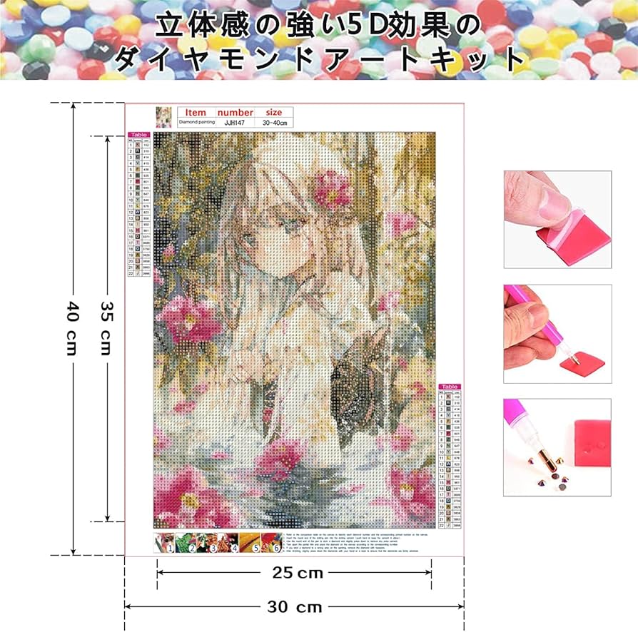 Amazon.co.jp: ダイヤモンドアート Rinimie ダイヤモンドアート キット