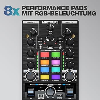Reloop Mixtour Pro - Portable - DJ Controller : Amazon.co.uk