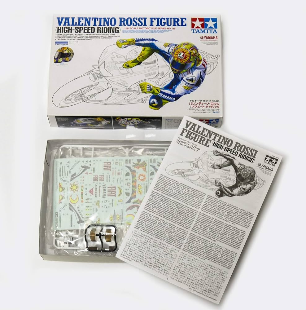 Buy Tamiya - 1/12 Valentino Rossi Figure (14118) Online at Low