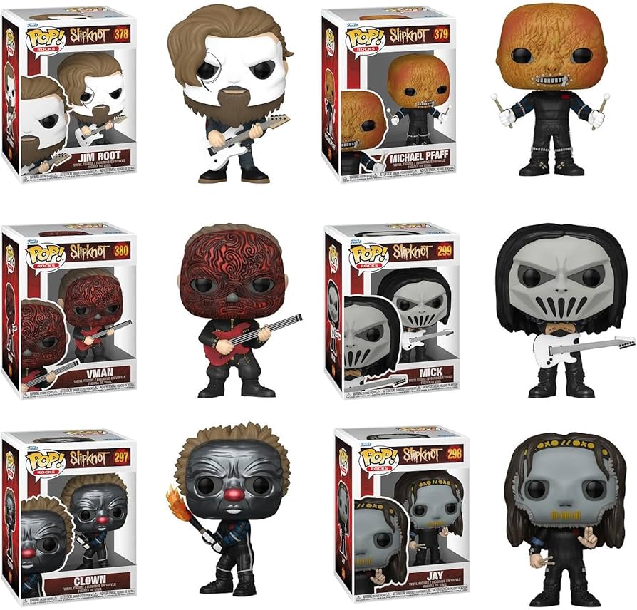 Amazon.co.jp: Funko スリップノットシリーズ2 POP!コンプリートセット