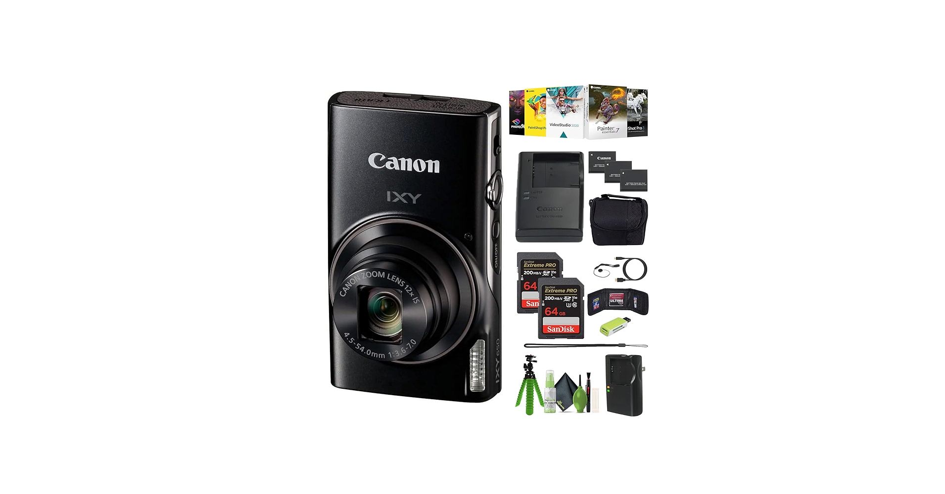Amazon.com : Canon PowerShot IXY 650 (ELPH 360) HS Compact Digital