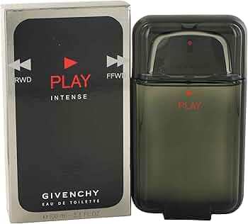 Amazon.com : Givenchy Play Intense by Givenchy for Men - 3.3 Ounce