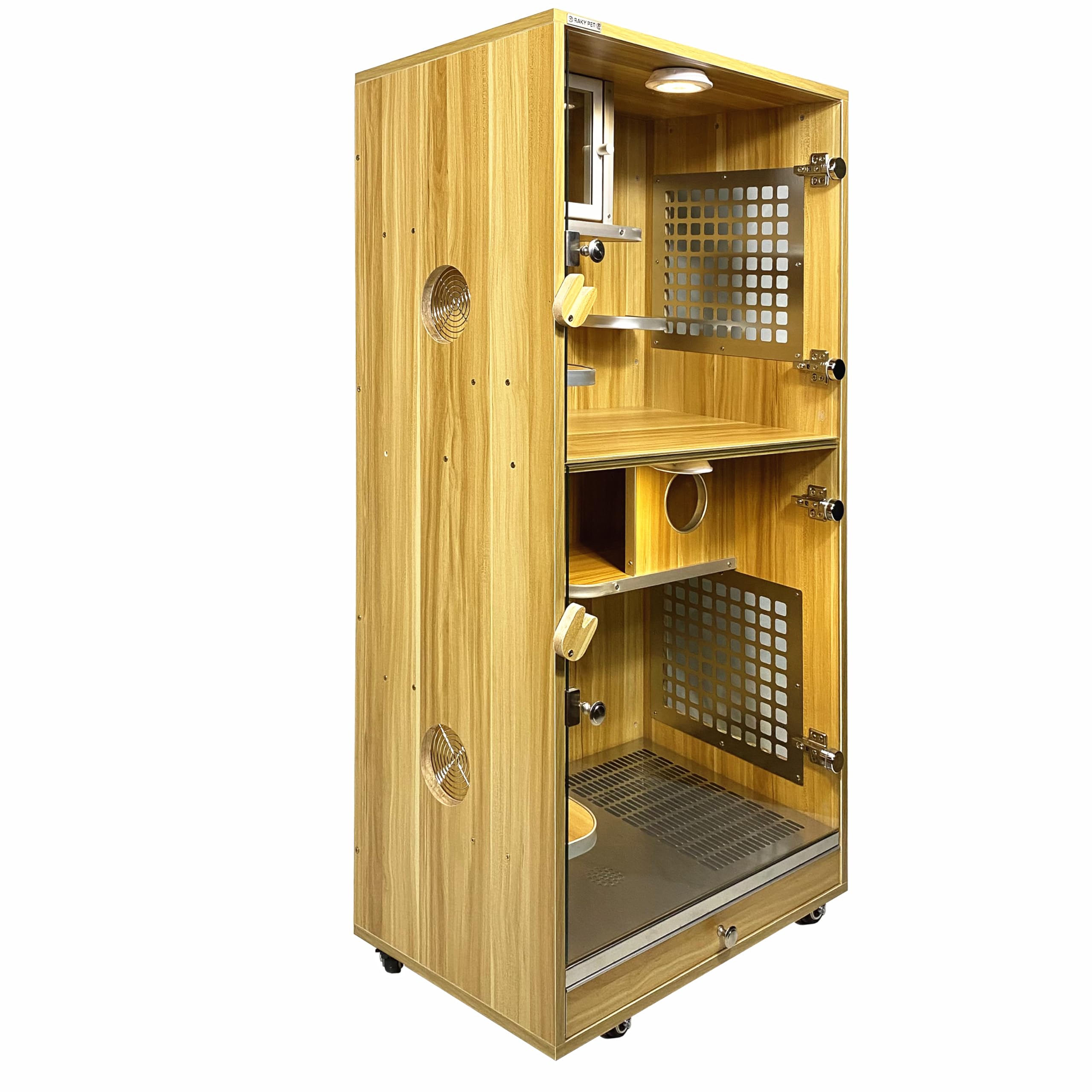 Amazon | 「組立完成品発送」チンチラゲージセット 小動物飼育ケージ