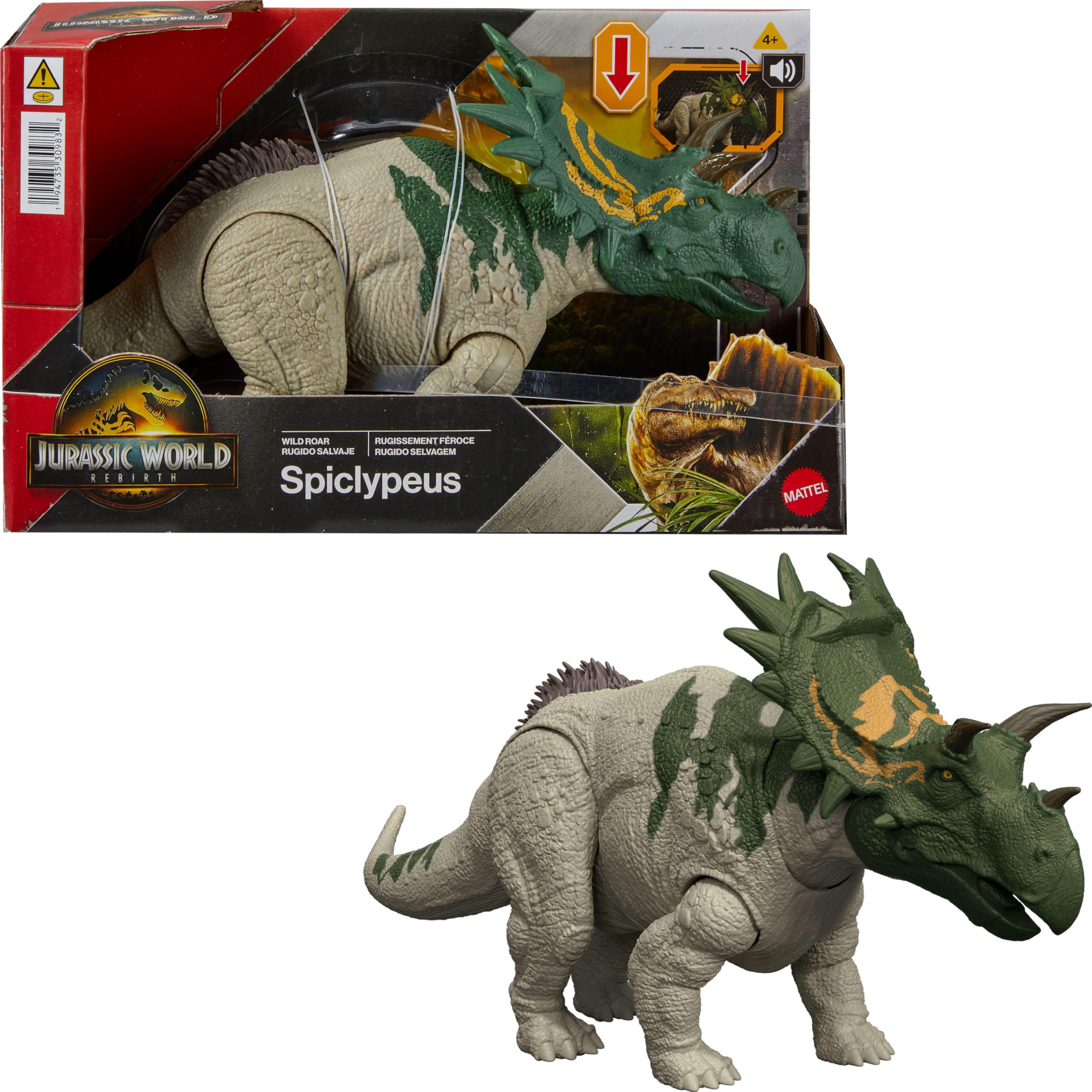 Amazon.com: Mattel Jurassic World Rebirth Wild Roar Dinosaur Toy