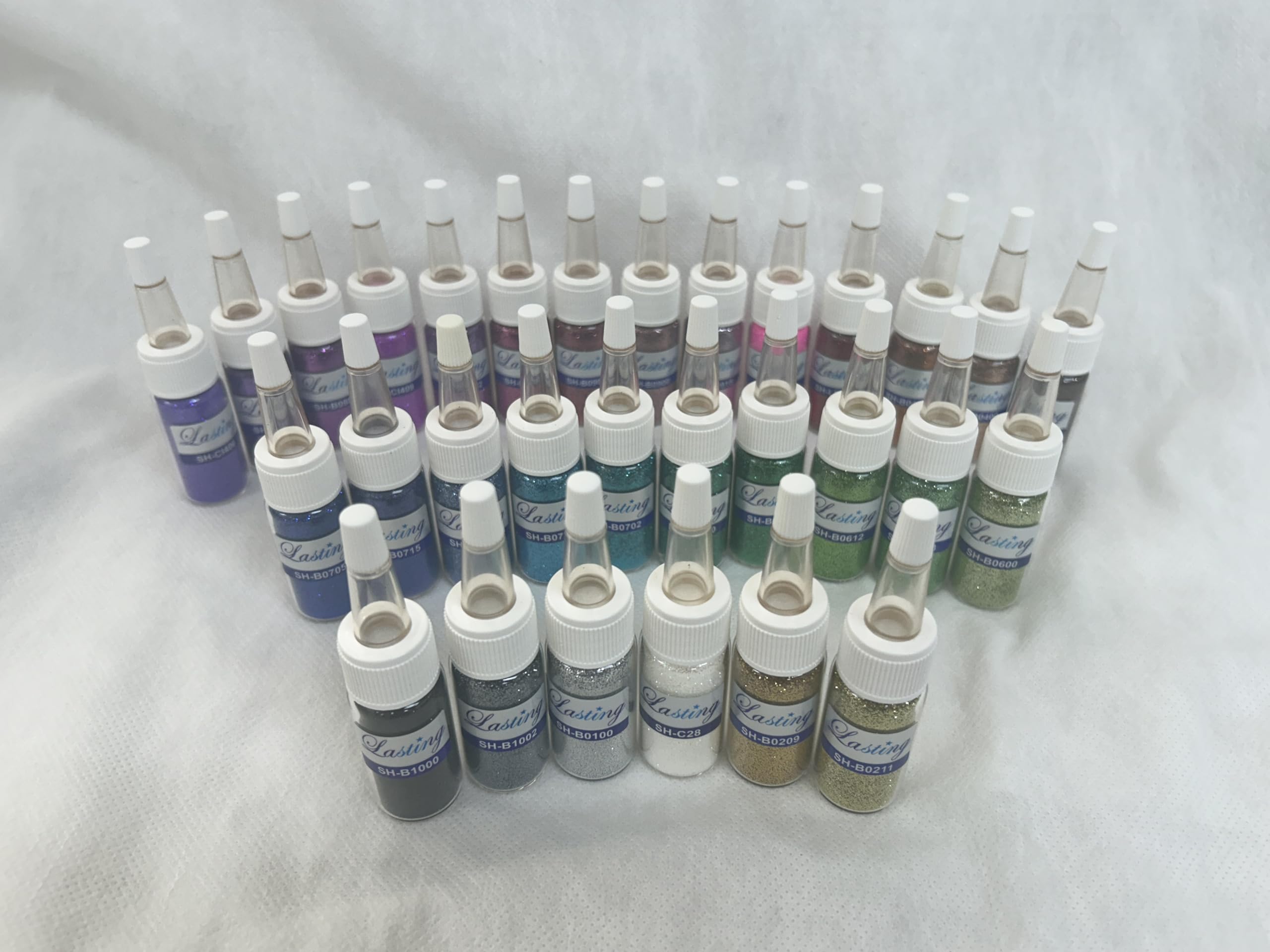 Amazon.co.jp: ボディジュエリーグリッター 10ml 30色 ボディーアート