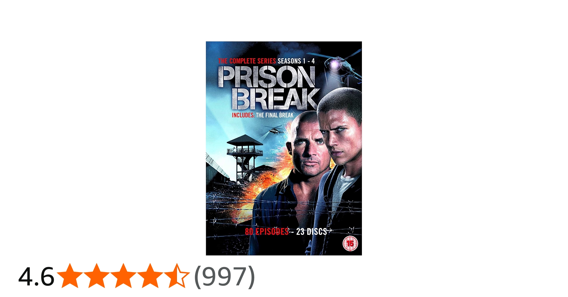 Amazon.co.jp: PRISON BREAK season 1 - 4 with FINAL BREAK