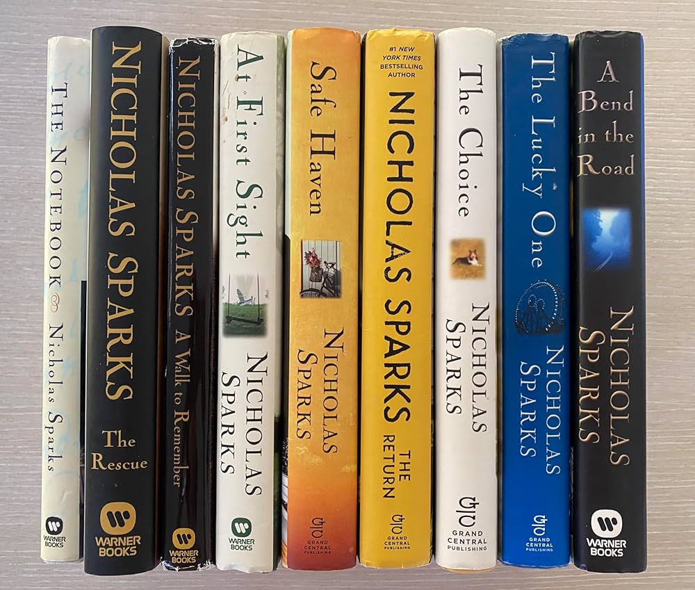 Nicholas Sparks Hardcover Novel Collection 9 Book Set: Nicholas