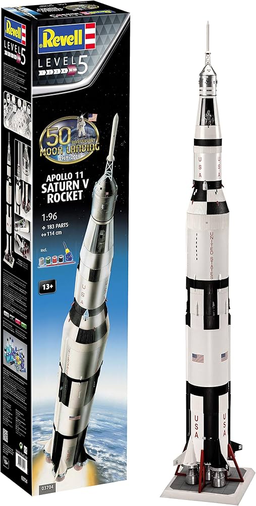 Amazon | ドイツレベル(Revell) 1/96 アポロ 11 サターンV ロケット