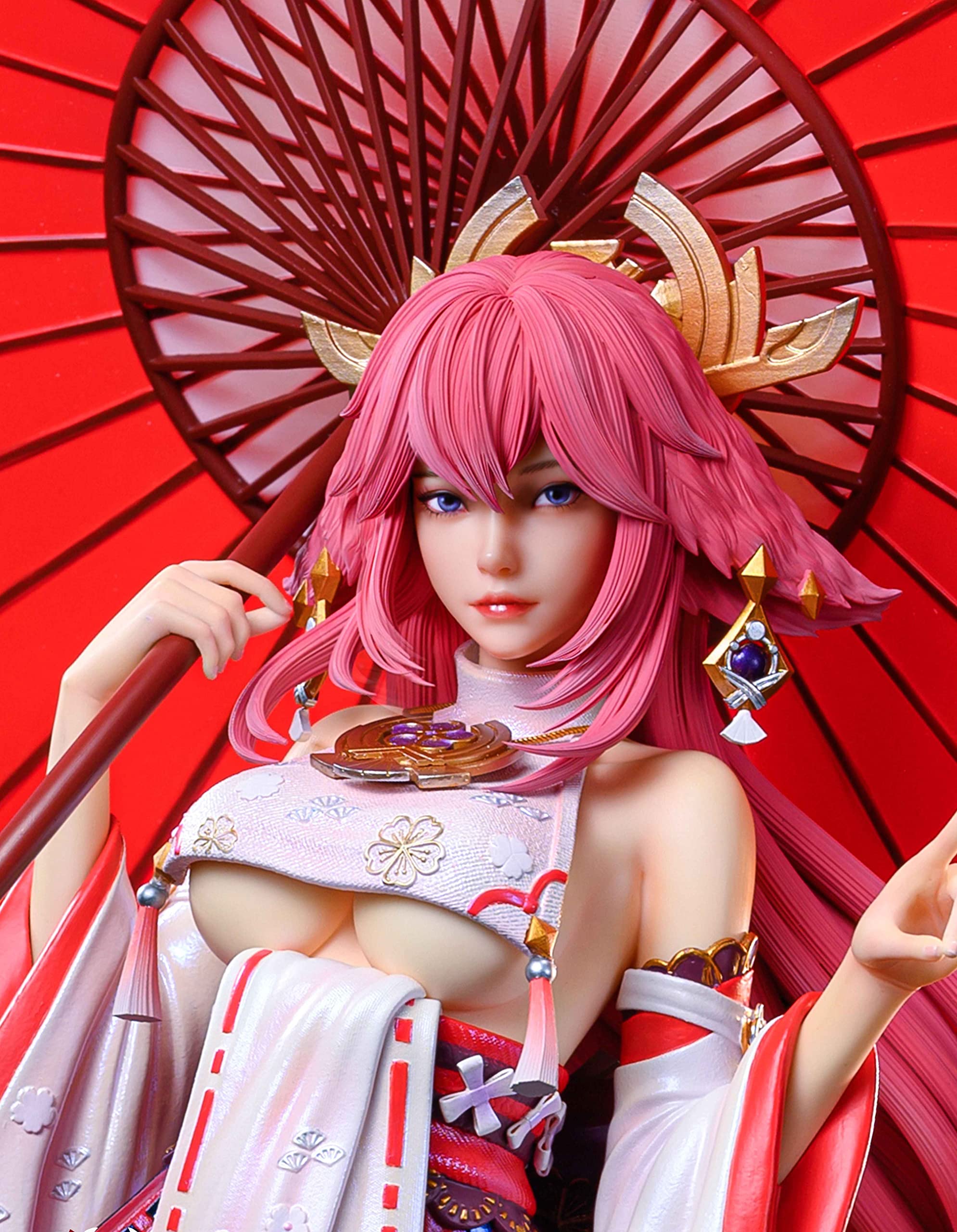 Amazon.co.jp: 原神 げんしん 八重神子 やえみこ 1/4スケール 塗装済み