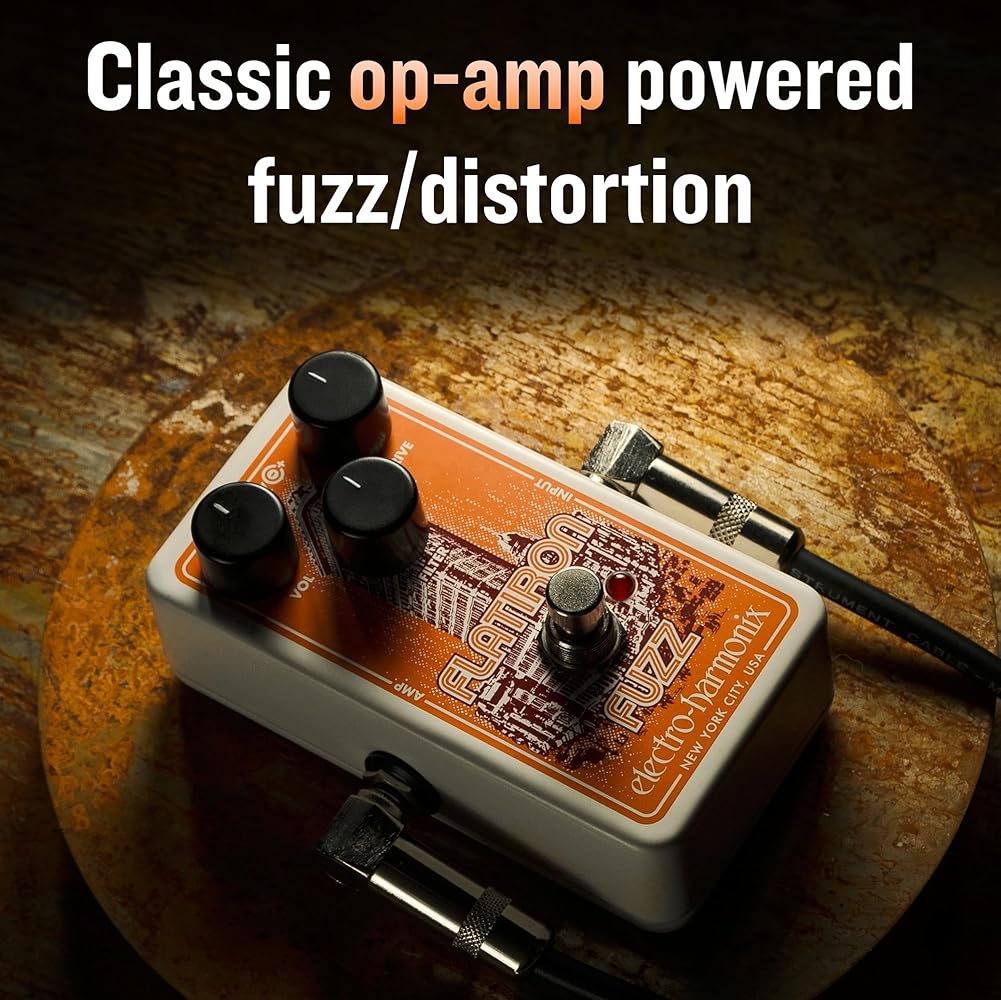 Amazon.co.jp: ELECTRO-HARMONIX Flatiron Fuzz Fuzz/Distortion RAT系