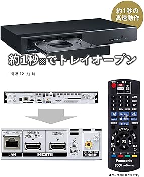 Amazon | パナソニック ブルーレイプレーヤー DP-UB45-K [HDR10+