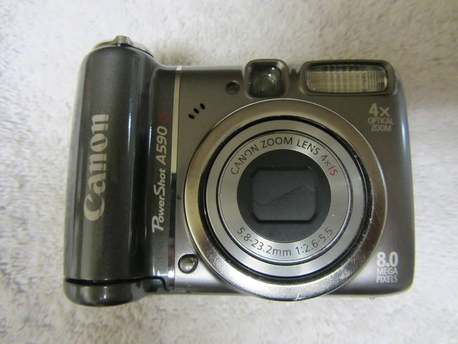 Amazon.com : Canon PowerShot A590IS 8MP Digital Camera with 4x