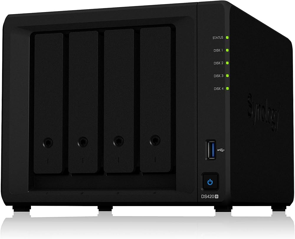 Amazon.co.jp: Synology NASキット 4ベイ DS420+ デュアルコアCPU 2GB