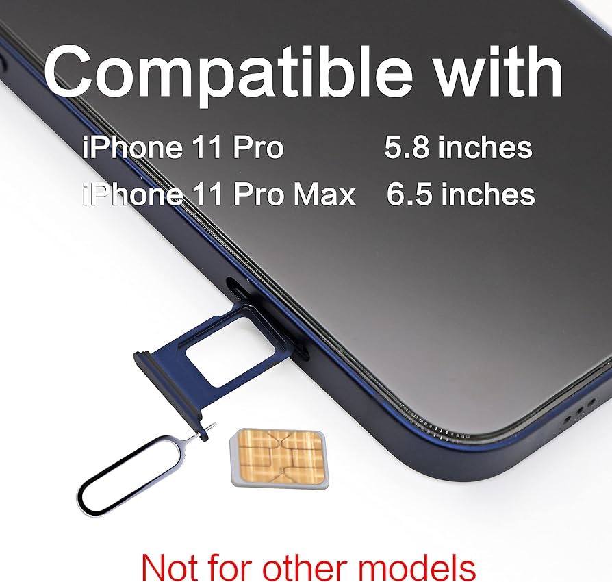 Amazon.com: ASDAWN for iPhone 11 Pro Max SIM Card Slot Tray Holder