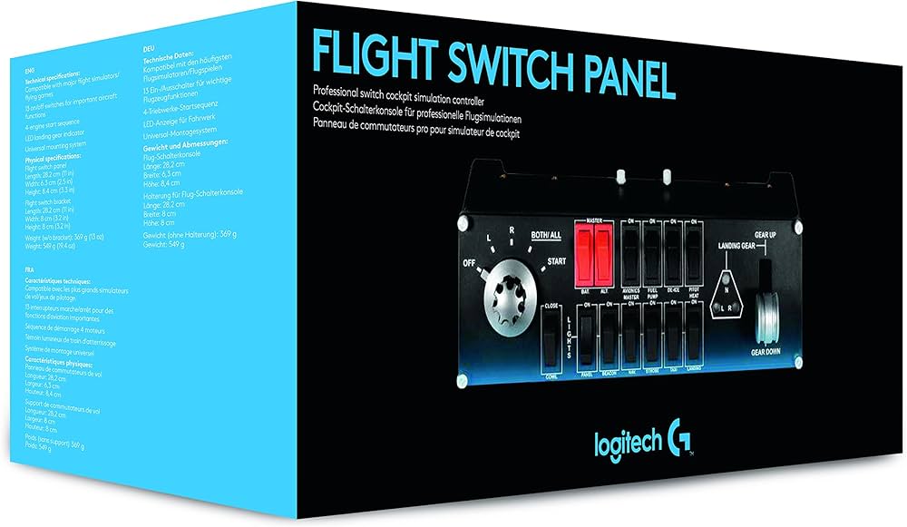 Amazon.co.jp: Logitech G Saitek Pro フライトスイッチパネル