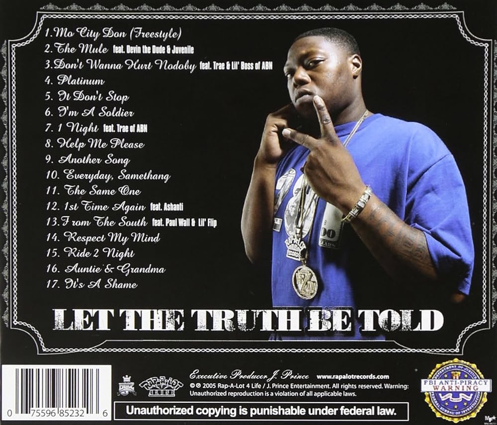 Z-Ro - Let The Truth Be Told - Amazon.com Music