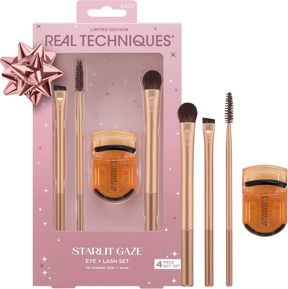 Amazon.com: Real Techniques Starlit Gaze Eye + Lash 4 Piece