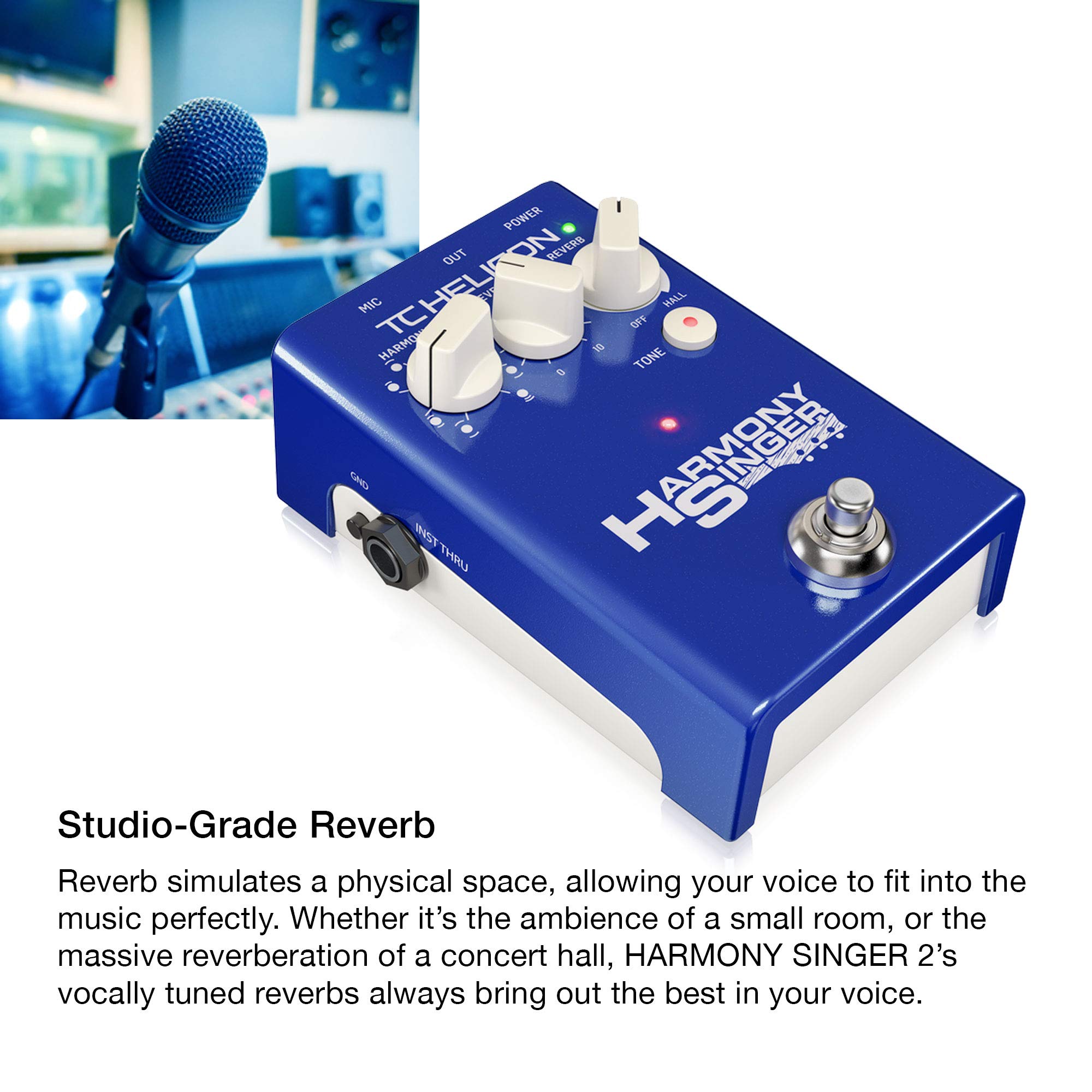 Amazon | TC Helicon HARMONY SINGER 2 バッテリー駆動ボーカル