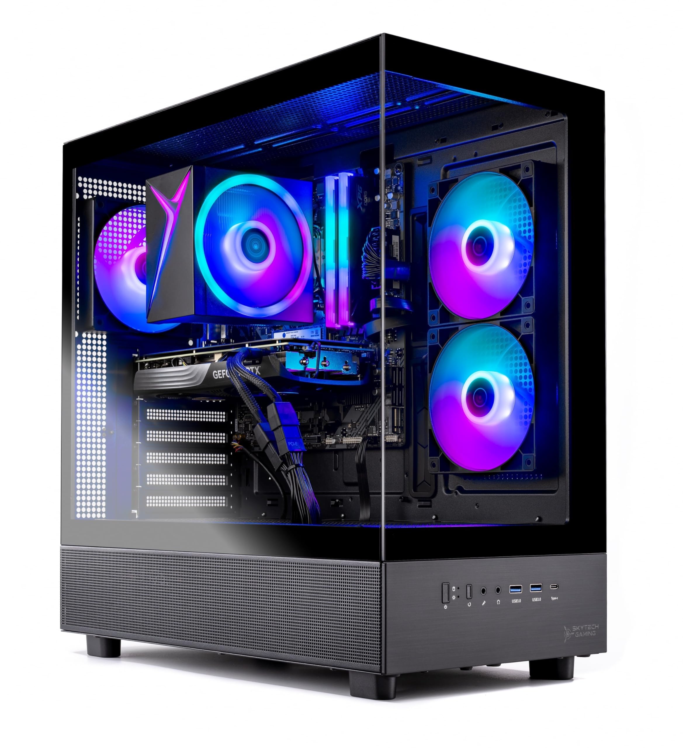 Amazon.com: Skytech Gaming Azure 3 Gaming PC, AMD Ryzen 7 7700 3.8