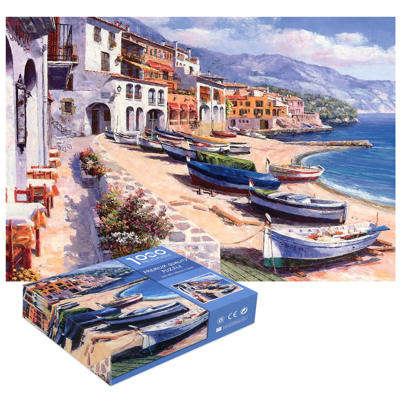Amazon | CHengQiSM 1000ピース ジグソーパズル マイクロピース 海辺の