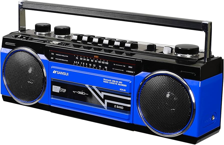 Amazon.co.jp: SANSUI Bluetooth搭載ラジカセ【USB/SDカードMP3再生