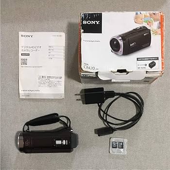Amazon.co.jp: SONY ビデオカメラ Handycam CX420 内蔵メモリ32GB