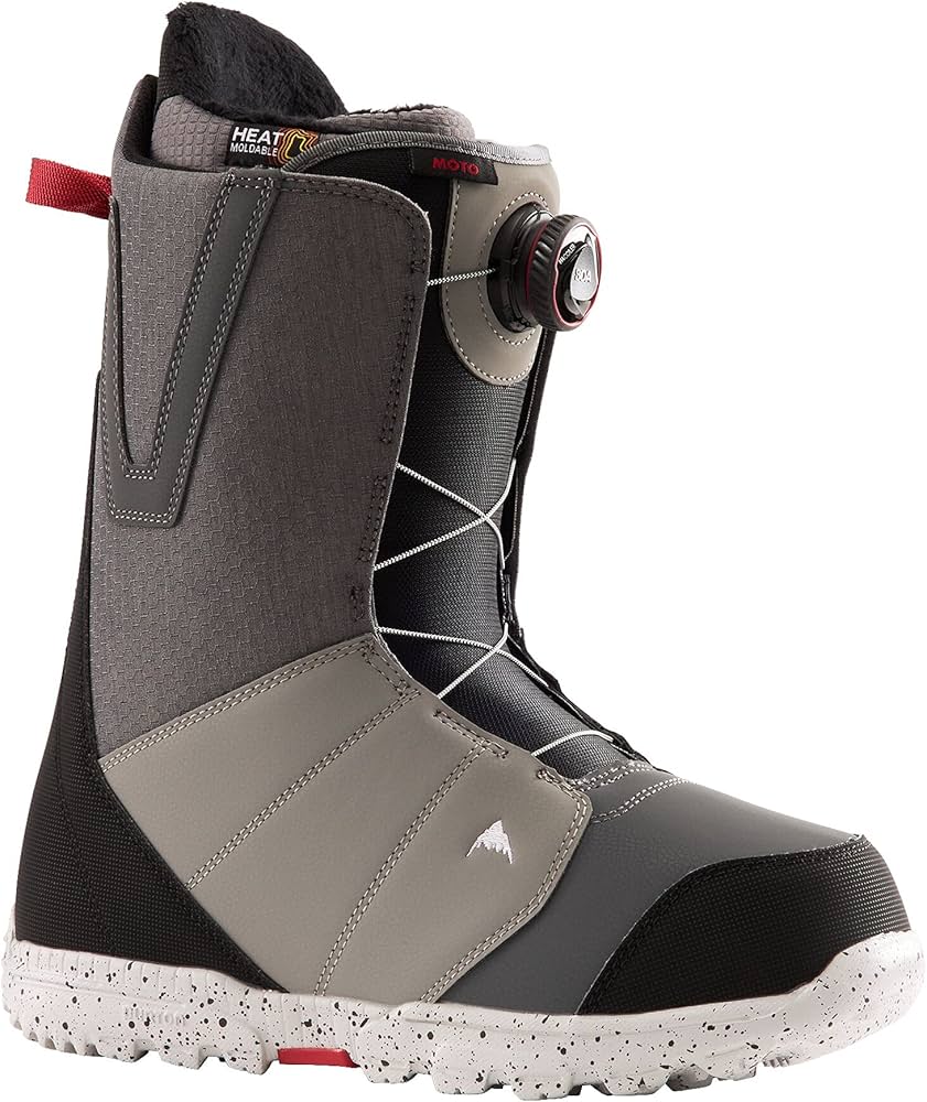 Amazon.com : Burton Moto BOA Mens Snowboard Boots Grey Sz 6