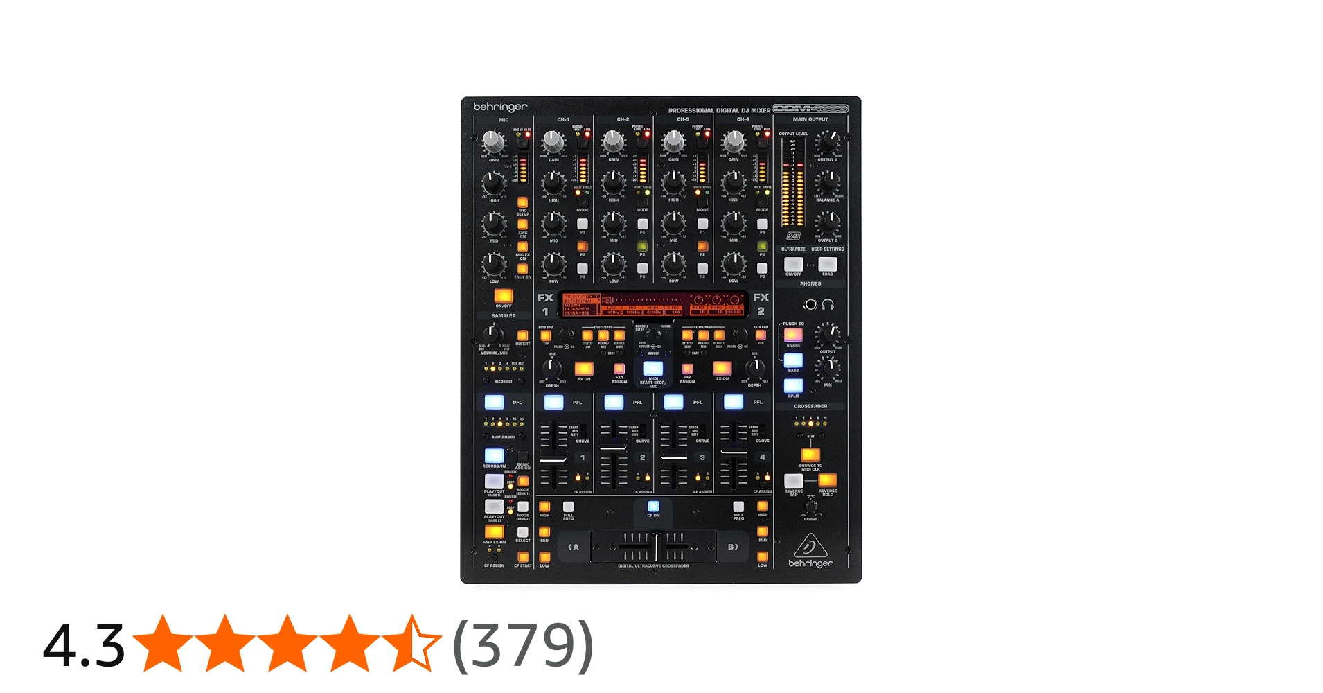 BEHRINGER DDM4000 djミキサー DDM4000 DIGITAL PRO MIXER - 製品一覧
