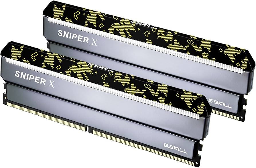 G.SKILL 32GB (2 x 16GB) Sniper X Series DDR4 PC4-25600 3200 MHz