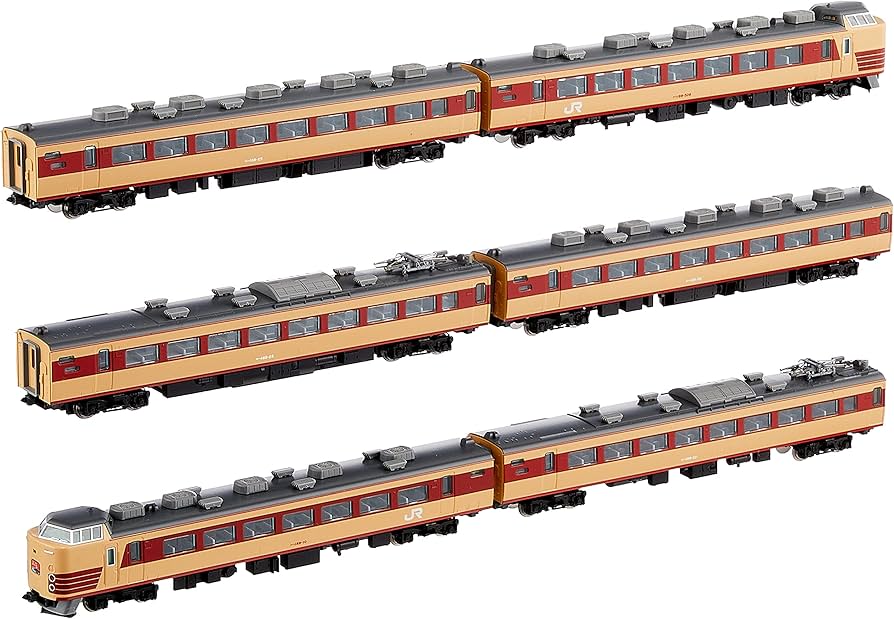 Amazon | TOMIX Nゲージ 189系 M51編成 復活国鉄色 セット 98601 鉄道