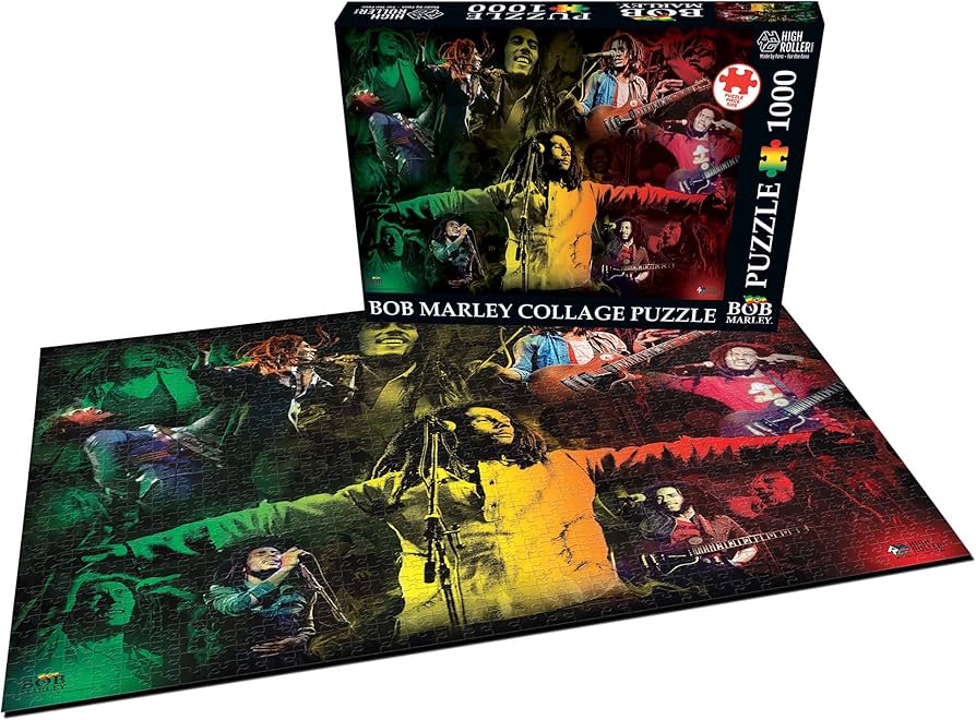 Amazon | High Roller Games ボブ・マーリー:1000ピース コラージュ