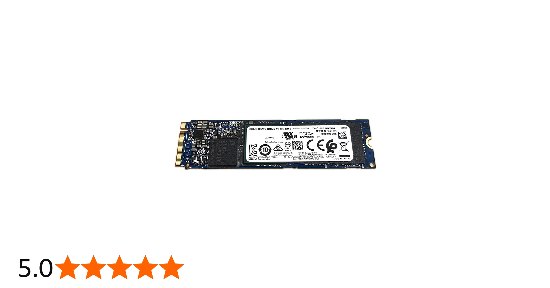 Amazon | KIOXIA 256GB SSD XG6 M.2 2280 PCIe Gen3 x4 SED 暗号化