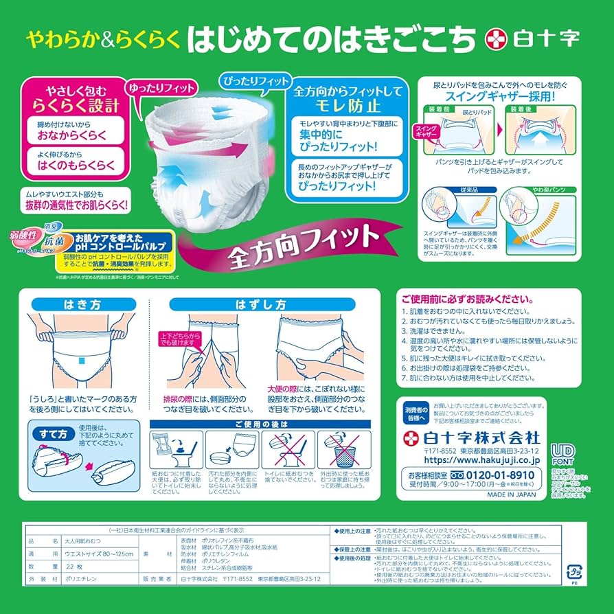 Amazon.co.jp: サルバ うす型 やわ楽パンツ L~LLサイズ 22枚入 【ADL