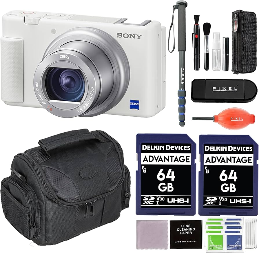 Amazon.com : Sony ZV-1 Digital Camera Bundle with Gadget Bag