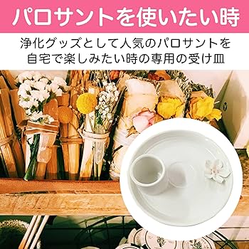 Amazon.co.jp: EdisonBrain 受け皿 パロサント スティック お香立て