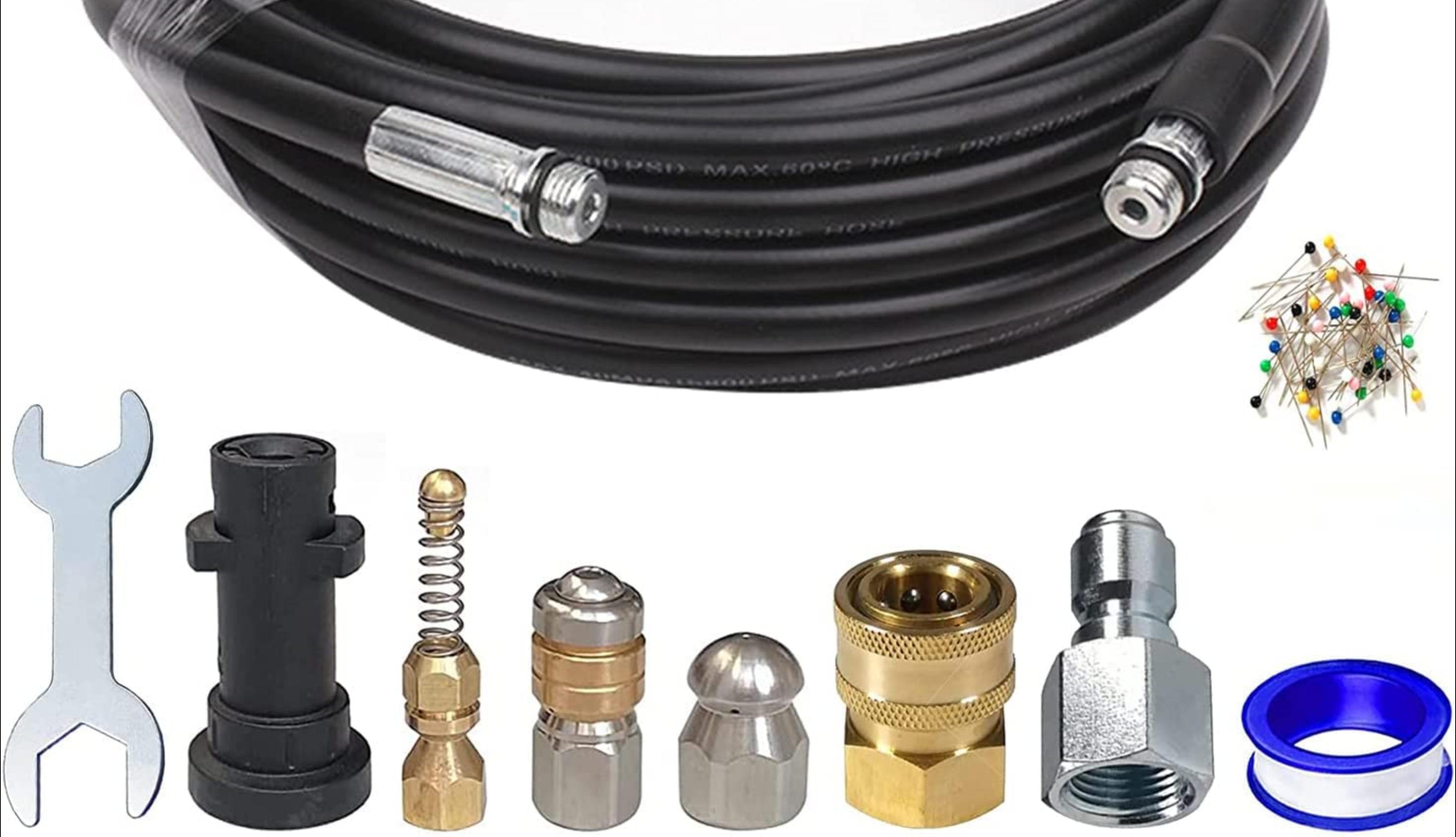 Amazon | パイプクリーニングホース ケルヒャー用 逆噴射 延長高圧