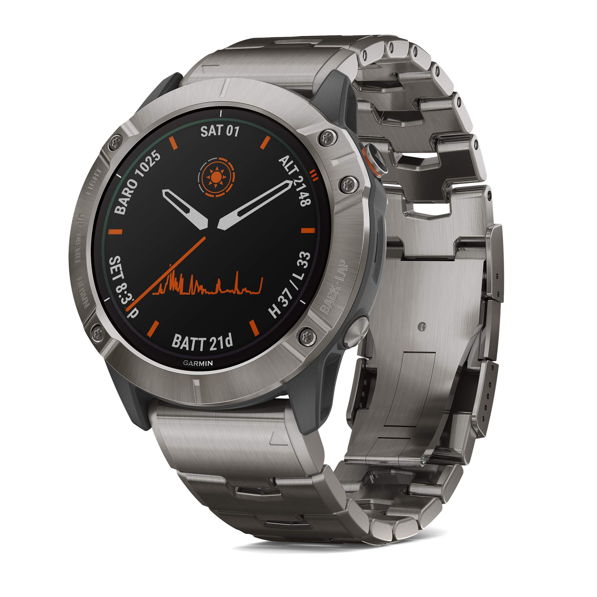 Amazon.com: Garmin Fenix 6X Pro Solar, Premium Multisport GPS
